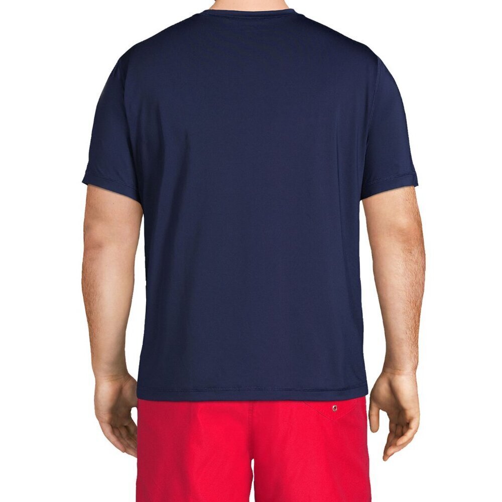 Lands' End Men's Navy Rash Guard - Picture 2 of 7